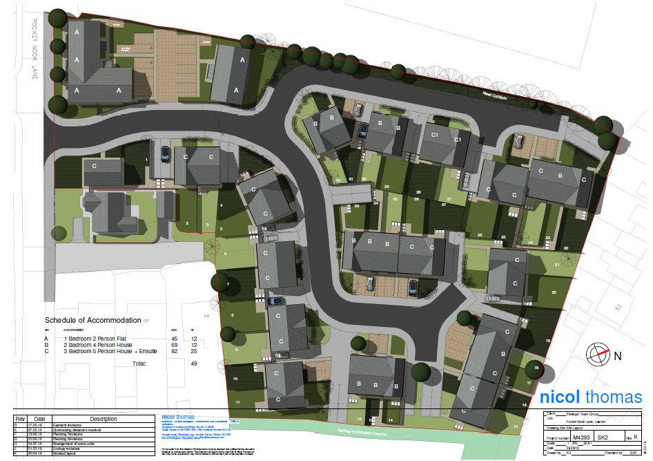 CGI plans for the new affordable homes in wigan