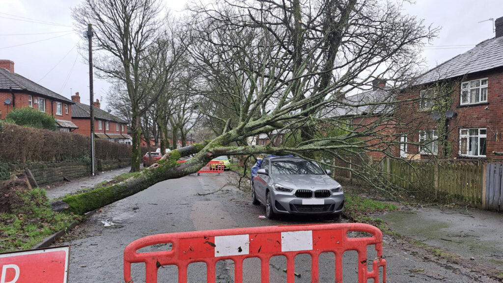 Tameside homes affected by storm Jigsaw Homes Group