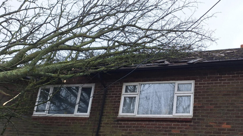 Tameside homes affected by storm Jigsaw Homes Group